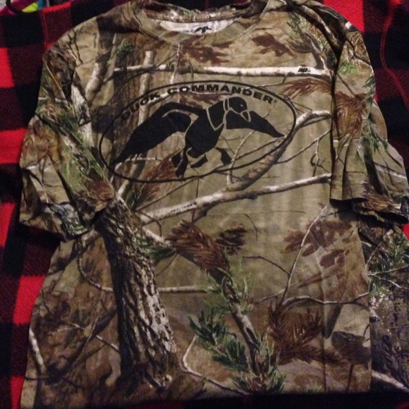 Camo duck commander shirt