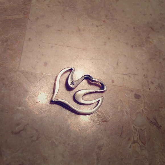 James Avery floating dove pendant