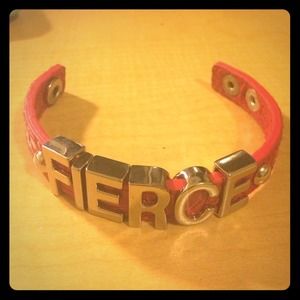 BCBG "FIERCE" red bracelet