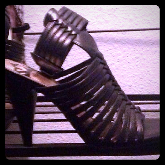 "Prance" Strappy T Strap Heels by Fergalicious - Picture 1 of 4
