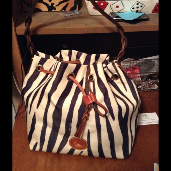 Dooney & Bourke Handbags - Large zebra print. Dooney & Bourke.
