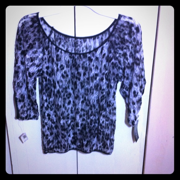 Black & White Lace Top.