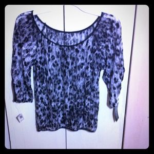 Black & White Lace Top.