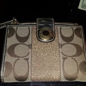 Real coach wallet and ring