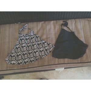 2 brandy Melville Anastasia halter tops