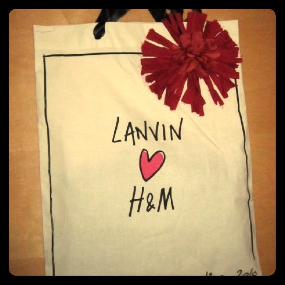 ‼️LANVIN x h&m Flower Tote 🌸