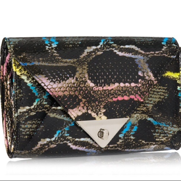 Snake print Clutch
