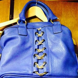 Blue Barrel Tote