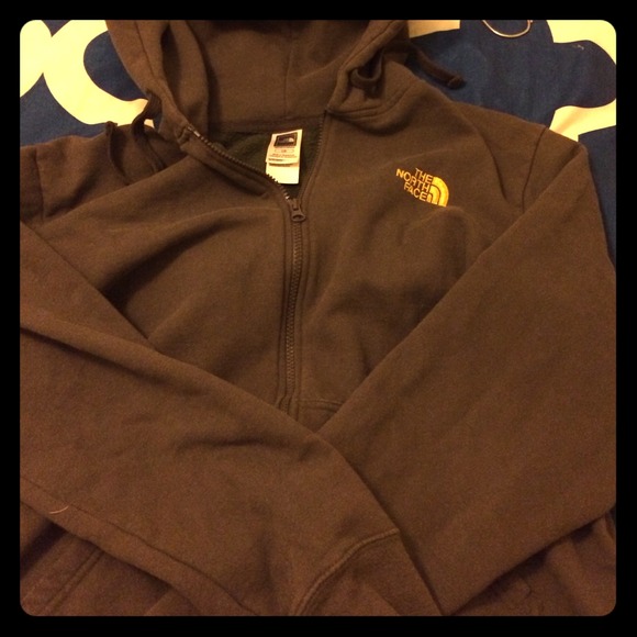 Faded grey The Northface men's hooded jacket!