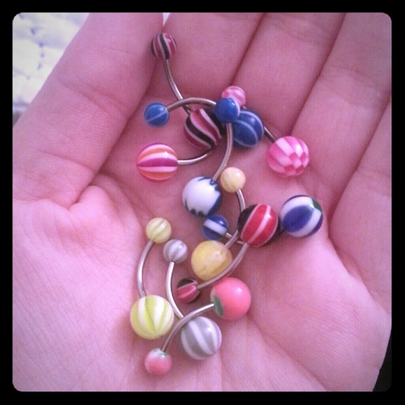 11 belly rings