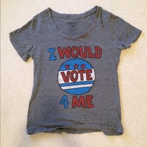 I would vote 4 me shirt from urban outfitters