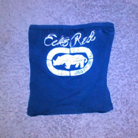 Black ecko red tube top