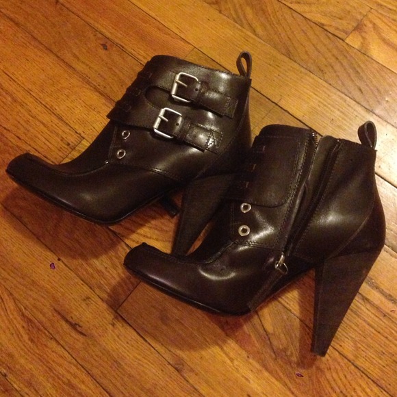 ❗️REDUCED❗️PROENZA SCHOULER BROWN LEATHER BOOTS - Picture 3 of 3