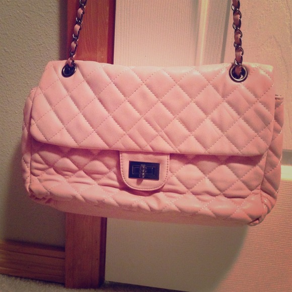 Pink crossbody bag