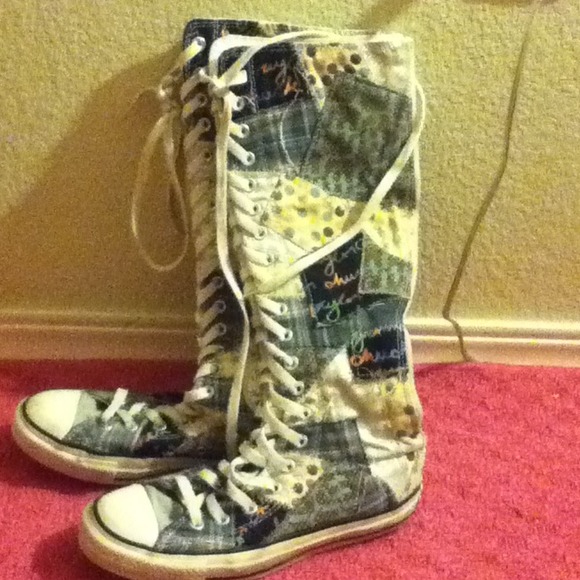 Super high top converse