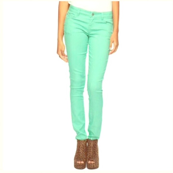 Mint skinny jeans - forever 21