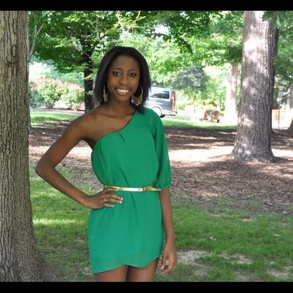 Green dress