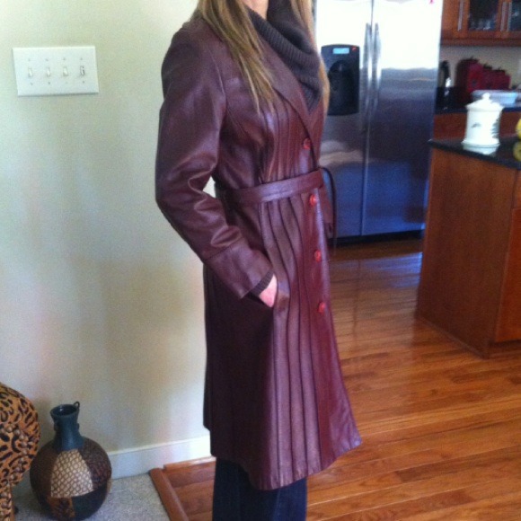 Leather Coat - Picture 2 of 3