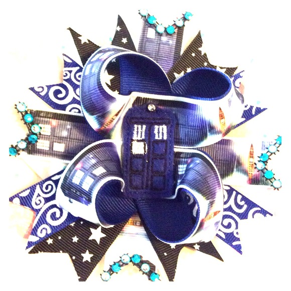 Doctor who hair bow