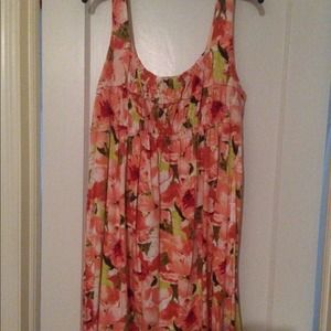 Flowered sundress NWOT