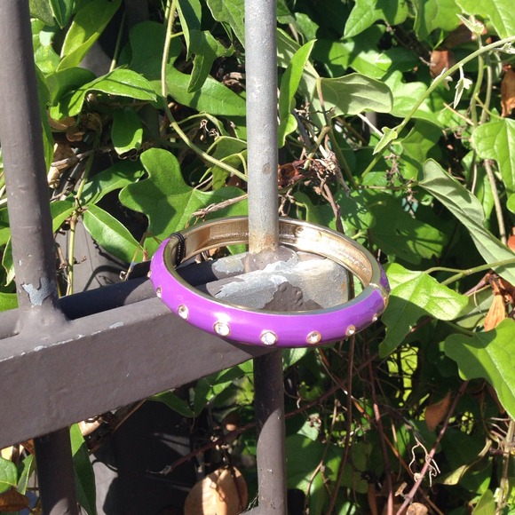 Jewelry - 🎀Pretty, Flirty, & Girly HP🎀Purple & Gold Bangle