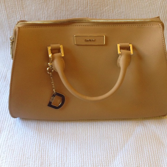 DKNY tan /light brown  purse