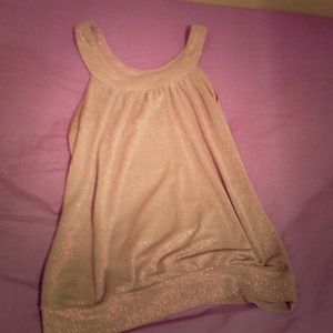 Metallic tank top