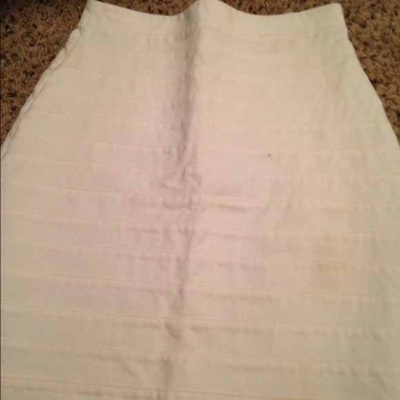White Express skirt