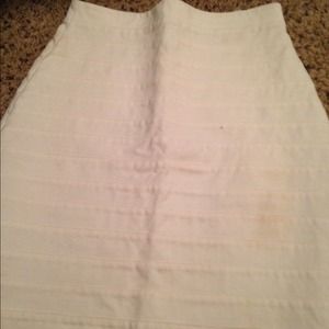 White Express skirt