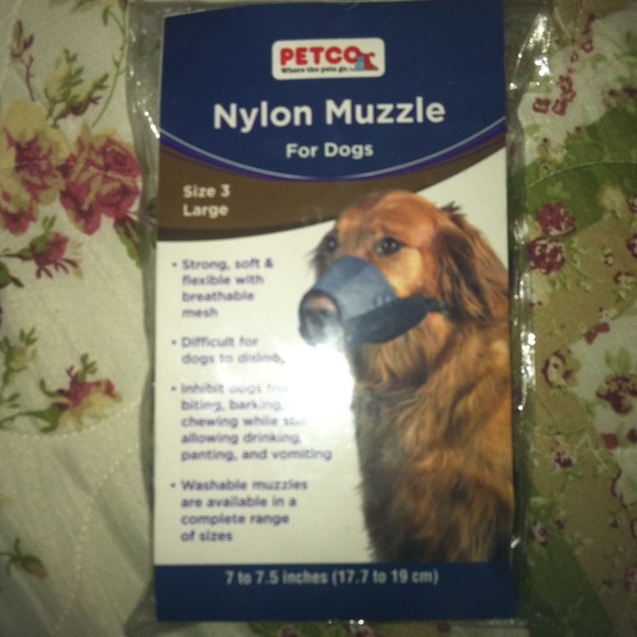 Nylon dog muzzle