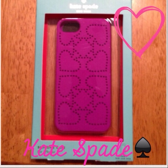kate spade Accessories - ♠️Kate Spade♠️ purple silicone iphone 5/5s case♠️