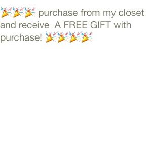 Free gift with purchase!