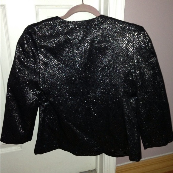 Express jacket, size 8, NWT, black/silver - Picture 3 of 4