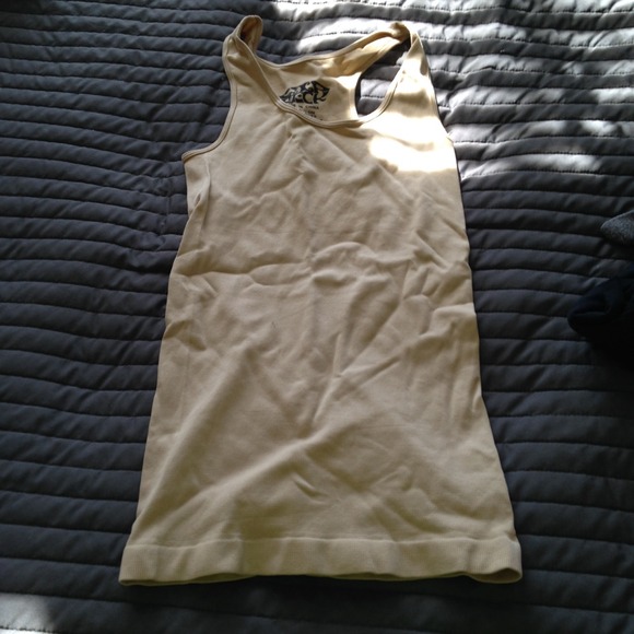 Cream Muscle Shirt