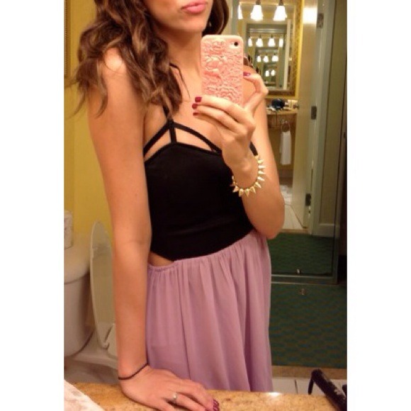 High-Low Cut-Out Dress - Picture 3 of 3