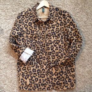 🐆Cheetah print jacket no belt💄