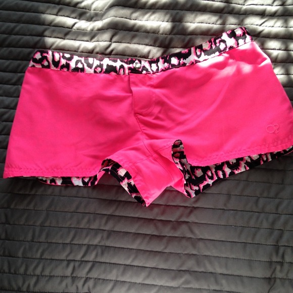 Neon Pink reversible swim shorts - Picture 1 of 2