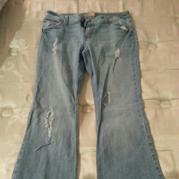 Size 9 distress jeans