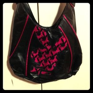 Black & Hot Pink Playboy Purse.