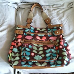 Lily Bloom "karma bloom" shoulder tote