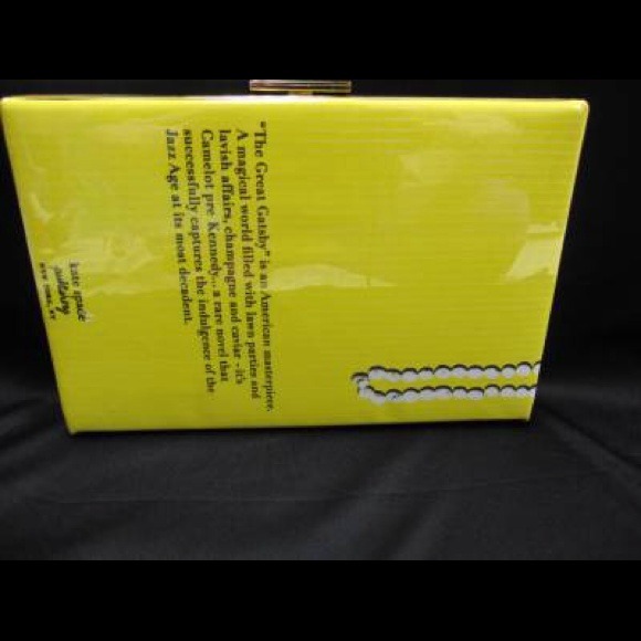 KEEPING!! Kate Spade Book Clutch The Great Gatsby - Picture 3 of 4