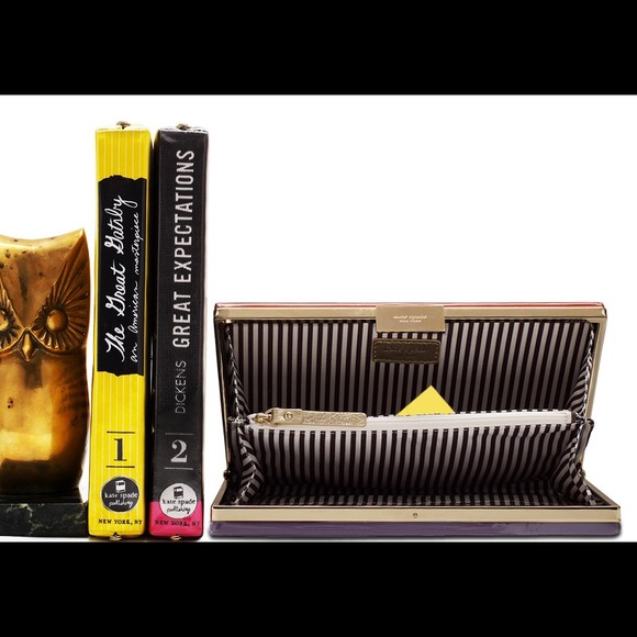 KEEPING!! Kate Spade Book Clutch The Great Gatsby - Picture 4 of 4