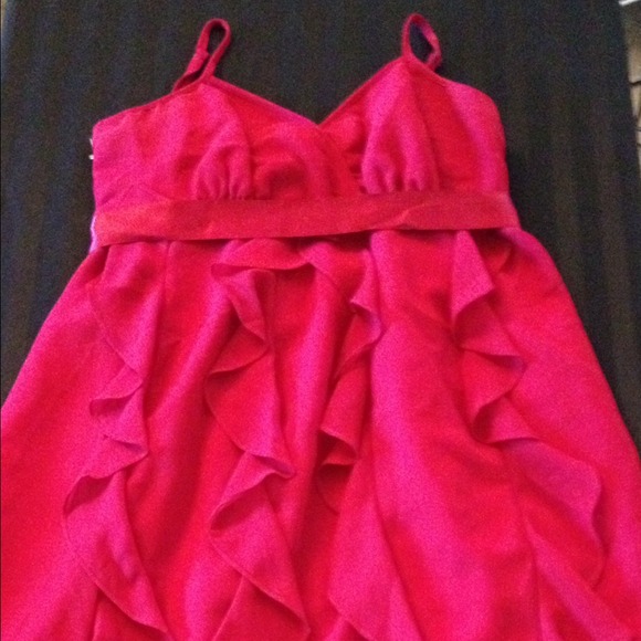 Gorgeous red maternity dress