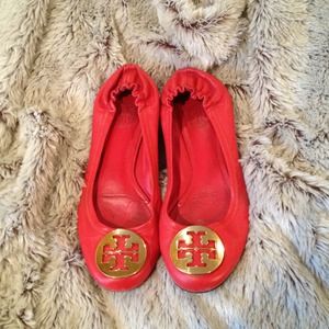 ❗SOLD❗Tory Burch Burnt Orange Reva Flats