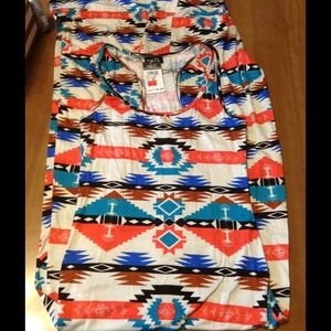 Rue 21 Tribal Maxi Dress