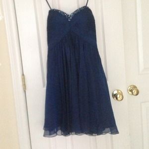 Royal blue formal dress