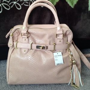 new with tags blush and gold Steve Madden bag