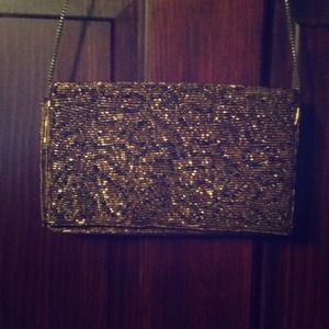 Beaded Clutch/Shoulder Chain Strap