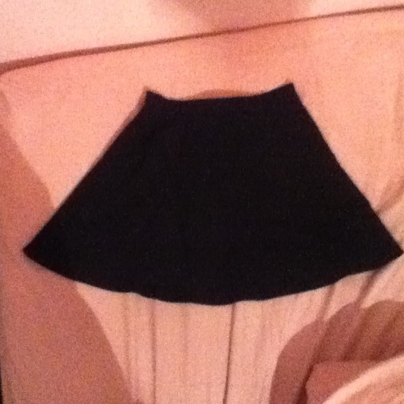 Black skater/circle skirt