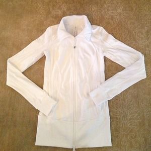 ✨NWOT✨Lululemon Asana (Brushed) White Jacket